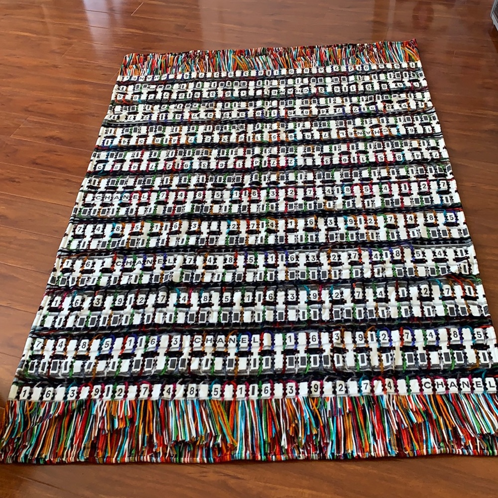 CHANEL beach/picnic towel-hard to find